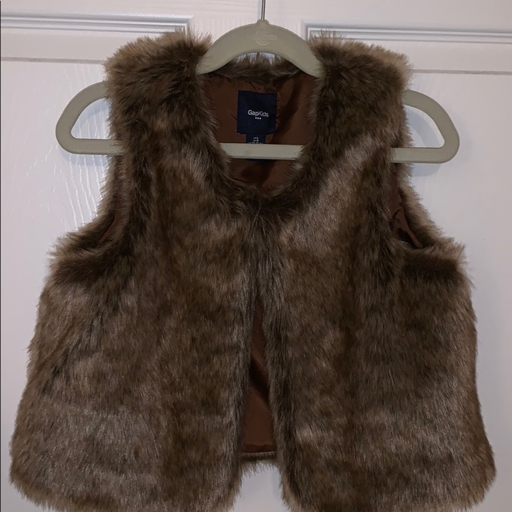 Faux fur vest